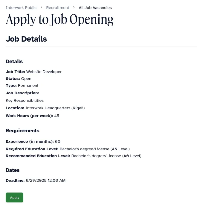 Manage job postings, candidate applications, and a central talent pool for future roles.
