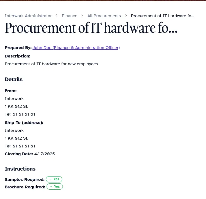 Track salaries, benefits, procurement workflows, petty cash, and other payment-related operations.