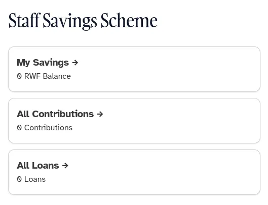Empower employees through structured contribution plans, internal loans, and individual savings tracking.